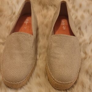 Dr. Scholl's Tan Espadrille Slip-Ons